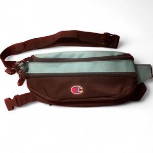 Champion Men's Black and Blue Belt Bag